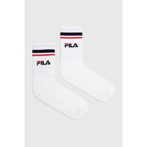 Ponožky Fila 2-pack bílá barva