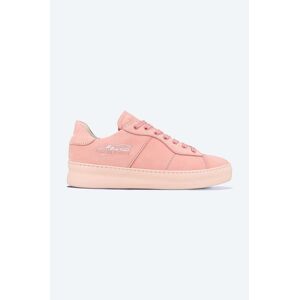 Semišové sneakers boty Filling Pieces Low Plain Court růžová barva, 42227271888