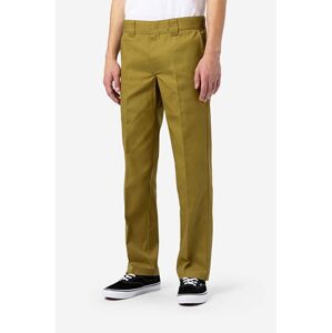 Kalhoty Dickies Work Pant Rec pánské, zelená barva, jednoduché, DK0A4XK9C32-green