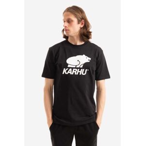 Bavlněné tričko Karhu Basic Logo T-shirt černá barva, s potiskem, KA00084.1524-black