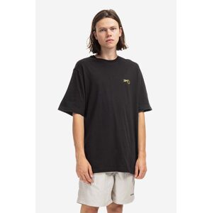 Bavlněné tričko Reebok Classic Smiley SS Tee černá barva, s potiskem, HI3997-black
