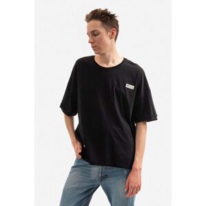 Bavlněné tričko Alpha Industries černá barva, 118532.649-black
