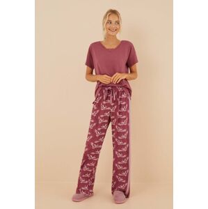 Pyžamové kalhoty women'secret Mix & Match dámské, růžová barva, 3706012