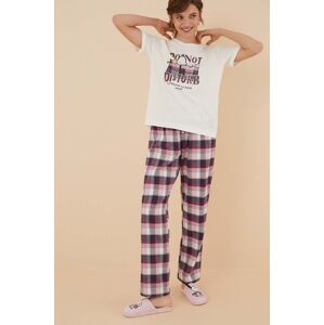 Bavlněné pyžamo women'secret Snoopy bavlněná, 3136001