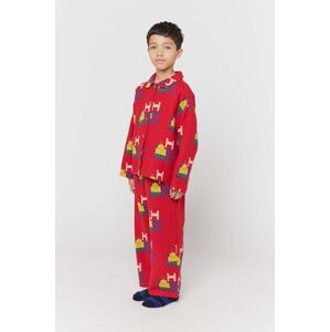 Dětské pyžamo Bobo Choses červená barva