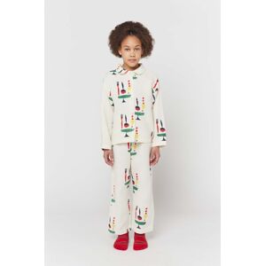 Dětské bavlněné pyžamo Bobo Choses béžová barva