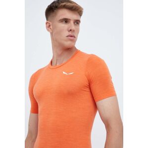 Funkční tričko Salewa Zebru Fresh oranžová barva