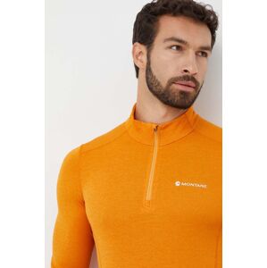 Funkční triko s dlouhým rukávem Montane Dart Zip oranžová barva