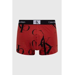 Boxerky Calvin Klein Underwear pánské, červená barva