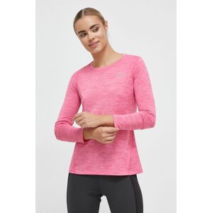 Běžecké triko s dlouhým rukávem Mizuno Impulse Core růžová barva