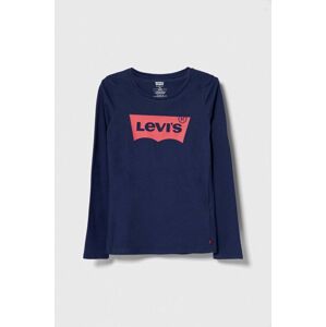Dětská bavlněná košile s dlouhým rukávem Levi's