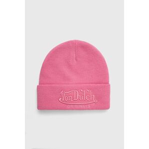 Čepice Von Dutch růžová barva