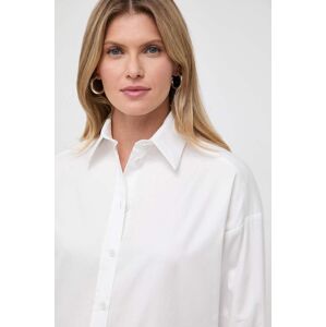 Košile Max Mara Leisure bílá barva, relaxed, s klasickým límcem