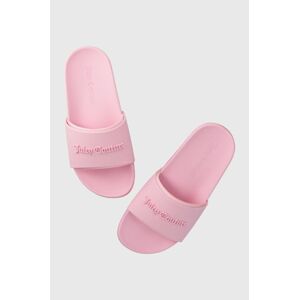 Pantofle Juicy Couture dámské, růžová barva