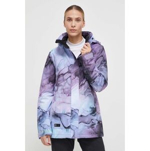 Lyžařská bunda Volcom fialová barva