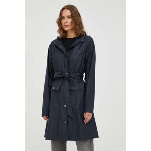 Nepromokavá bunda Rains 18130 Jackets dámská, tmavomodrá barva, přechodná