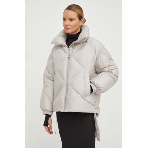 Péřová bunda Marc O'Polo dámská, béžová barva, zimní, oversize