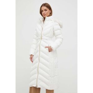 Péřová bunda Marciano Guess dámská, bílá barva, zimní