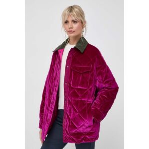 Oboustranná bunda MAX&Co. dámská, růžová barva, přechodná