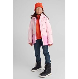 Dětská lyžařská bunda Reima Hepola růžová barva