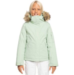 Dětská lyžařská bunda Roxy MEADE GIRL JK SNJT zelená barva