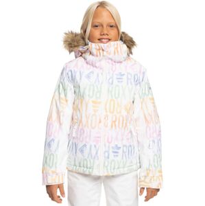 Dětská lyžařská bunda Roxy JET SKI GIRL JK SNJT bílá barva