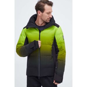 Péřová lyžařská bunda EA7 Emporio Armani zelená barva