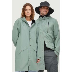 Nepromokavá bunda Rains 12020 Jackets zelená barva, přechodná