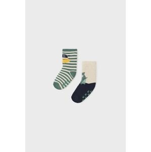Kojenecké ponožky Mayoral 2-pack zelená barva