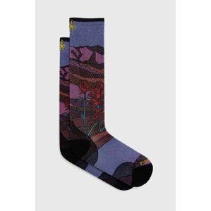 Lyžařské ponožky Smartwool Ski Zero Cushion Floral Field Print OTC
