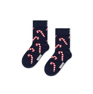 Dětské ponožky Happy Socks Candy Cane Sock tmavomodrá barva