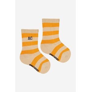 Dětské ponožky Bobo Choses žlutá barva