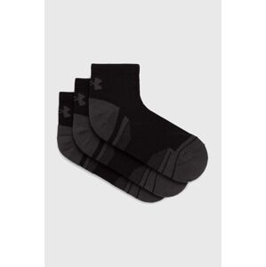 Ponožky Under Armour 3-pack pánské, černá barva