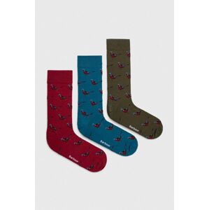 Ponožky Barbour 3-pack pánské