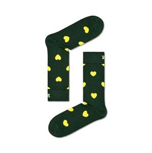 Ponožky Happy Socks Heart Sock zelená barva