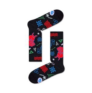 Ponožky Happy Socks Zodiac Virgo černá barva