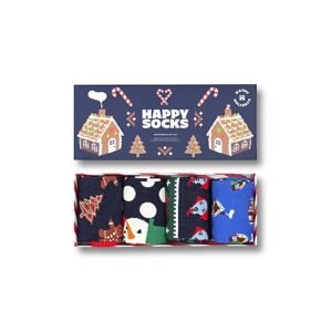 Ponožky Happy Socks Gingerbread Socks Gift Set 4-pack