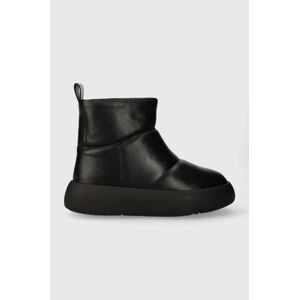 Kožené boty Vagabond Shoemakers AYLIN dámské, černá barva, na platformě, zateplené, 5636.101.20