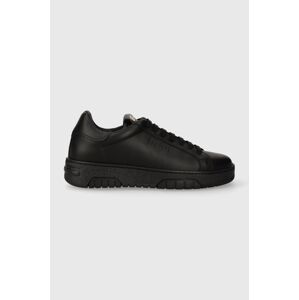 Kožené sneakers boty Off Play FIRENZE černá barva, FIRENZE 1 BLACK