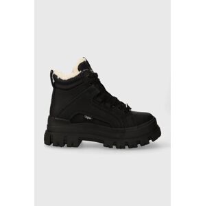 Sneakers boty Buffalo Aspha Nc Mid Warm černá barva, 1622186