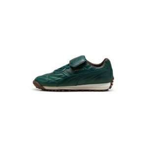 Kožené sneakers boty Fenty x Puma zelená barva, 39835202