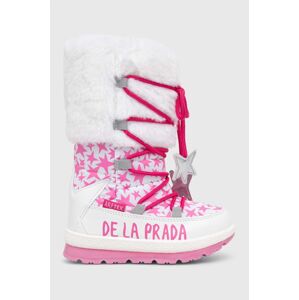 Dětské sněhule Agatha Ruiz de la Prada bílá barva