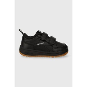 Dětské sneakers boty Reebok Classic CLASP LOW černá barva
