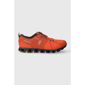 Běžecké boty On-running Cloud 5 WATERPROOF oranžová barva
