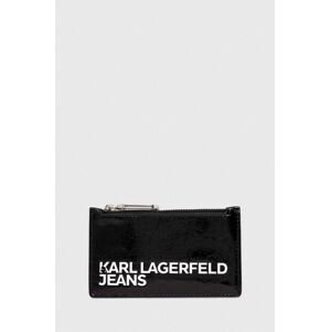 Peněženka Karl Lagerfeld Jeans černá barva