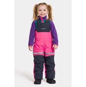 Dětské lyžařské kalhoty Didriksons BJÄRVEN KD BIB PANT růžová barva