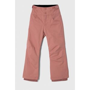 Dětské lyžařské kalhoty Roxy DIVERSION GIRL SNPT růžová barva
