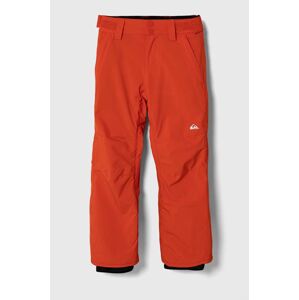 Dětské lyžařské kalhoty Quiksilver ESTATE YTH PT SNPT oranžová barva
