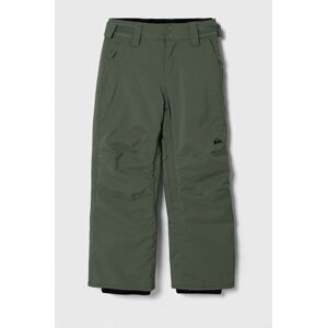 Dětské lyžařské kalhoty Quiksilver ESTATE YTH PT SNPT zelená barva