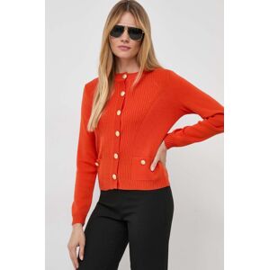 Vlněný svetr Luisa Spagnoli oranžová barva, lehký